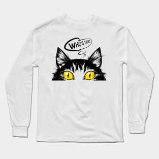 Cute Black Cat Long Sleeve T-Shirt